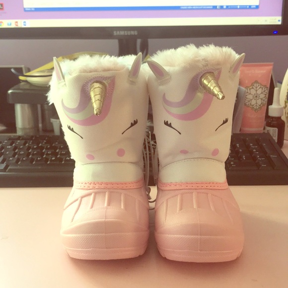 Cat & Jack Other - Toddler Unicorn Snow Boots